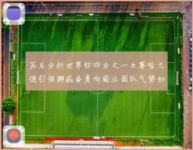 苏东分析世界杯四分之一决赛哈兰德引领挪威奋勇向前法国队气势如虹